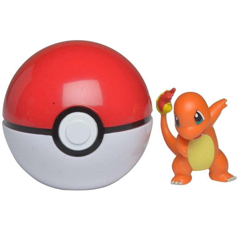 Pokémon Clip N Go Con Figura De Batalla 2" Charmander